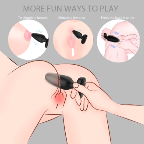 Visual rivet RCT Vibrating Anal Plug - Image 2