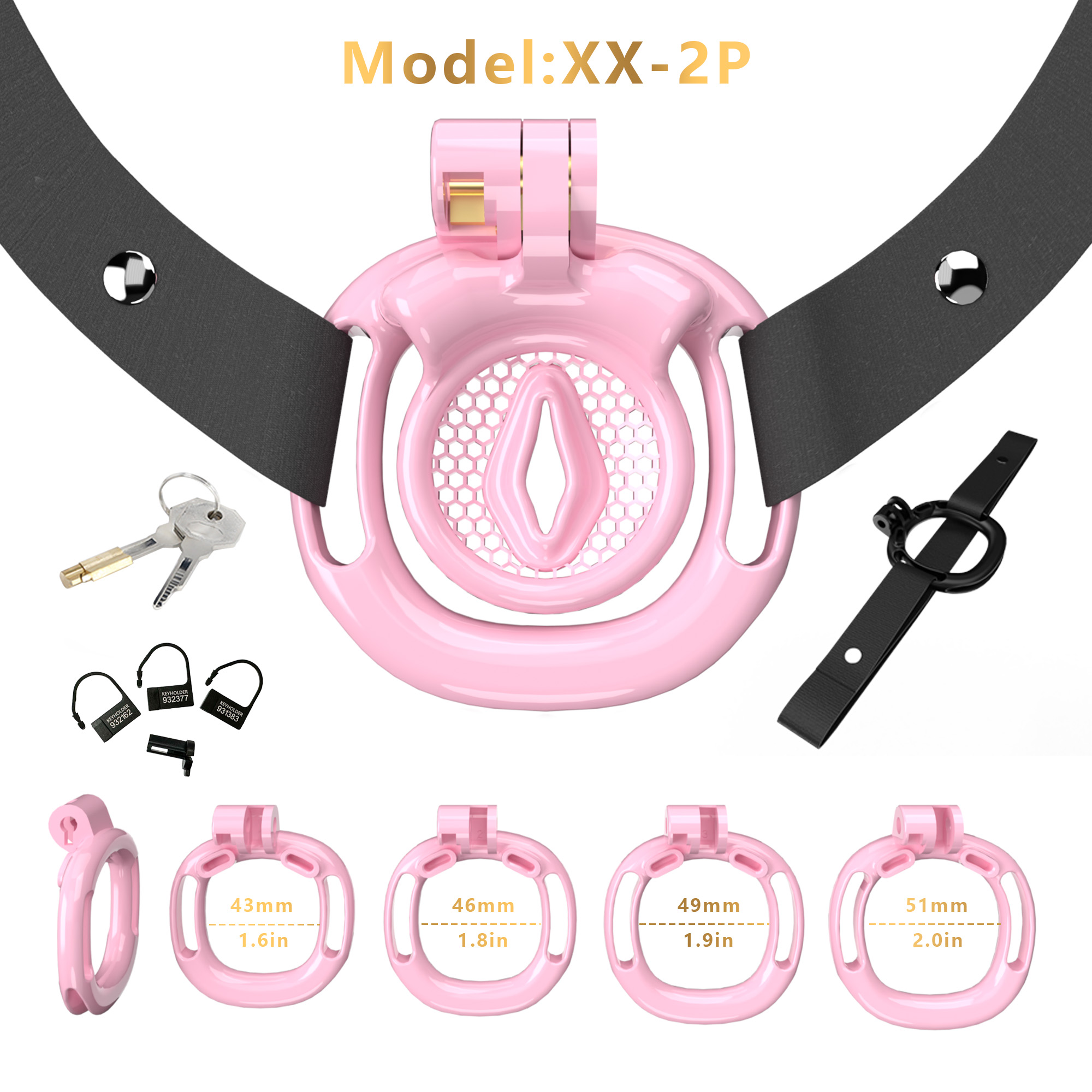 Mini Cute Chastity Lock Model XX-2P - Image 2