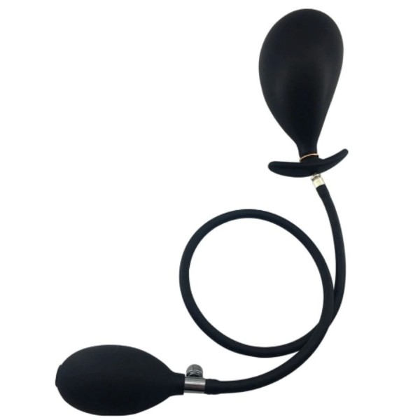 Separate inflatable anal plug