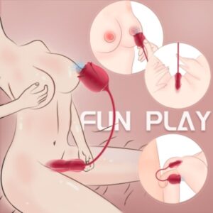 Immortal flower5 Strong Sucking vibrator with a thrusting love egg