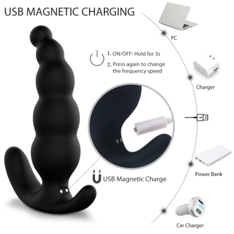 Audacious Prostate Vibrator Remote Controlled Butt Plug - Image 5