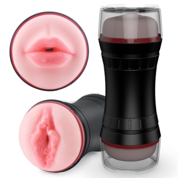 Male Hand Held Double Flesh Light Pussy