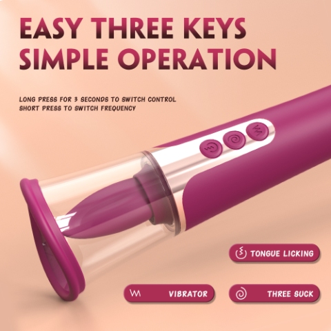 3 In1 Suction and Licking Vibrator - Image 4