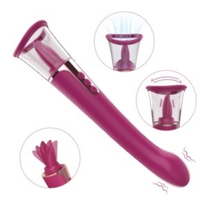 3 In1 Suction and Licking Vibrator